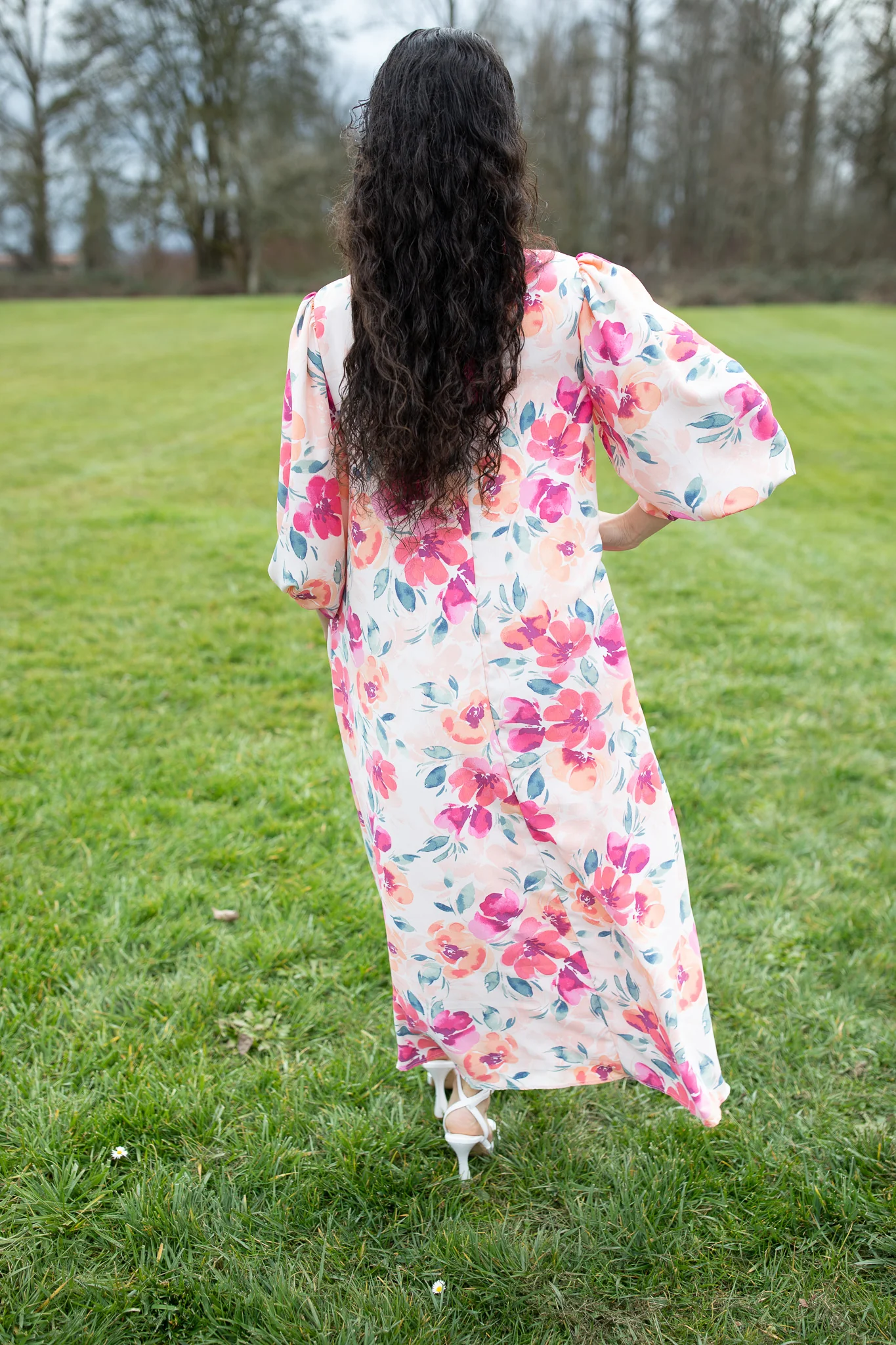 Kensington Dress- Bright Floral - Image 5