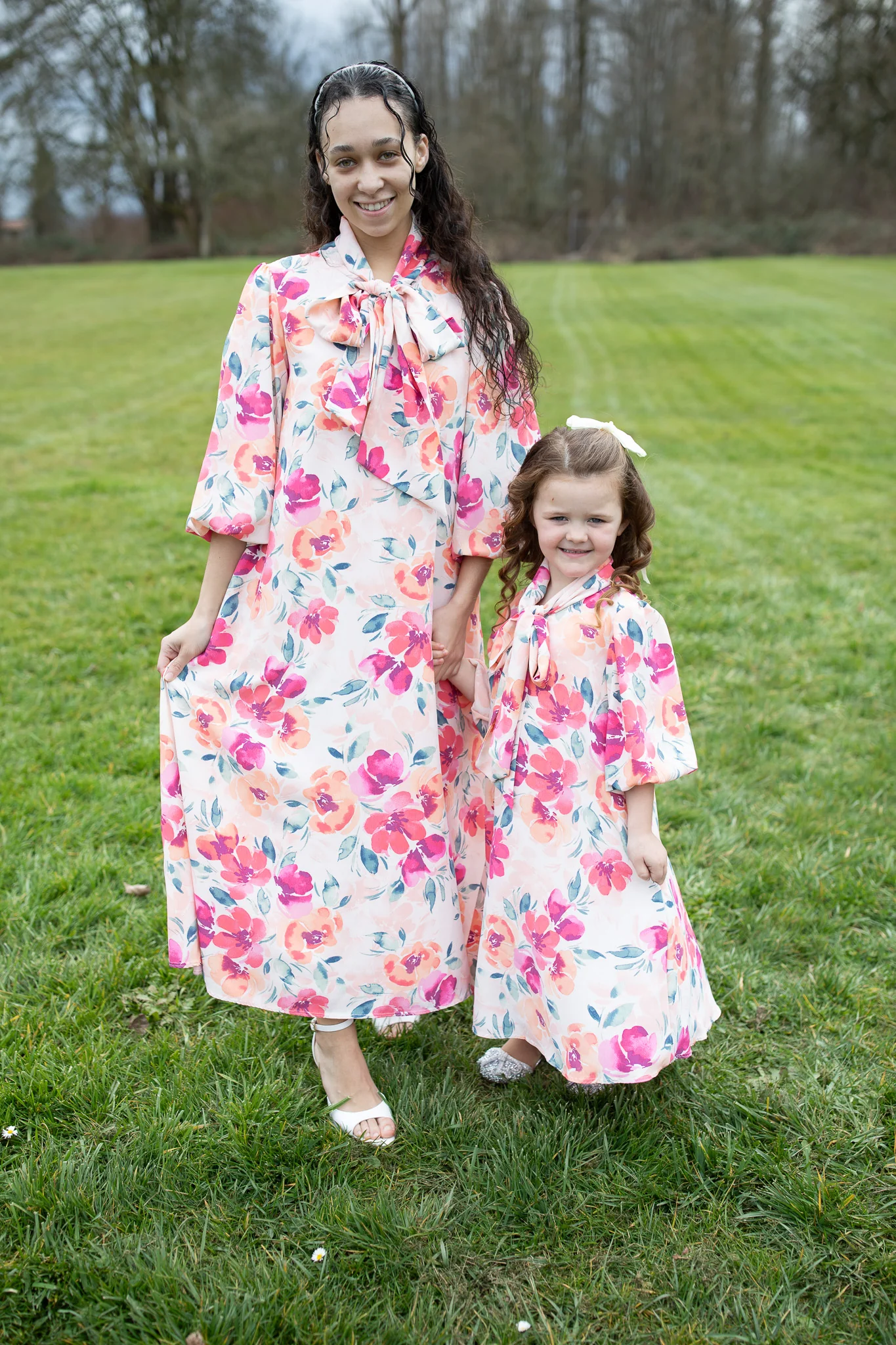 Kensington Dress - Girl's Bright Floral
