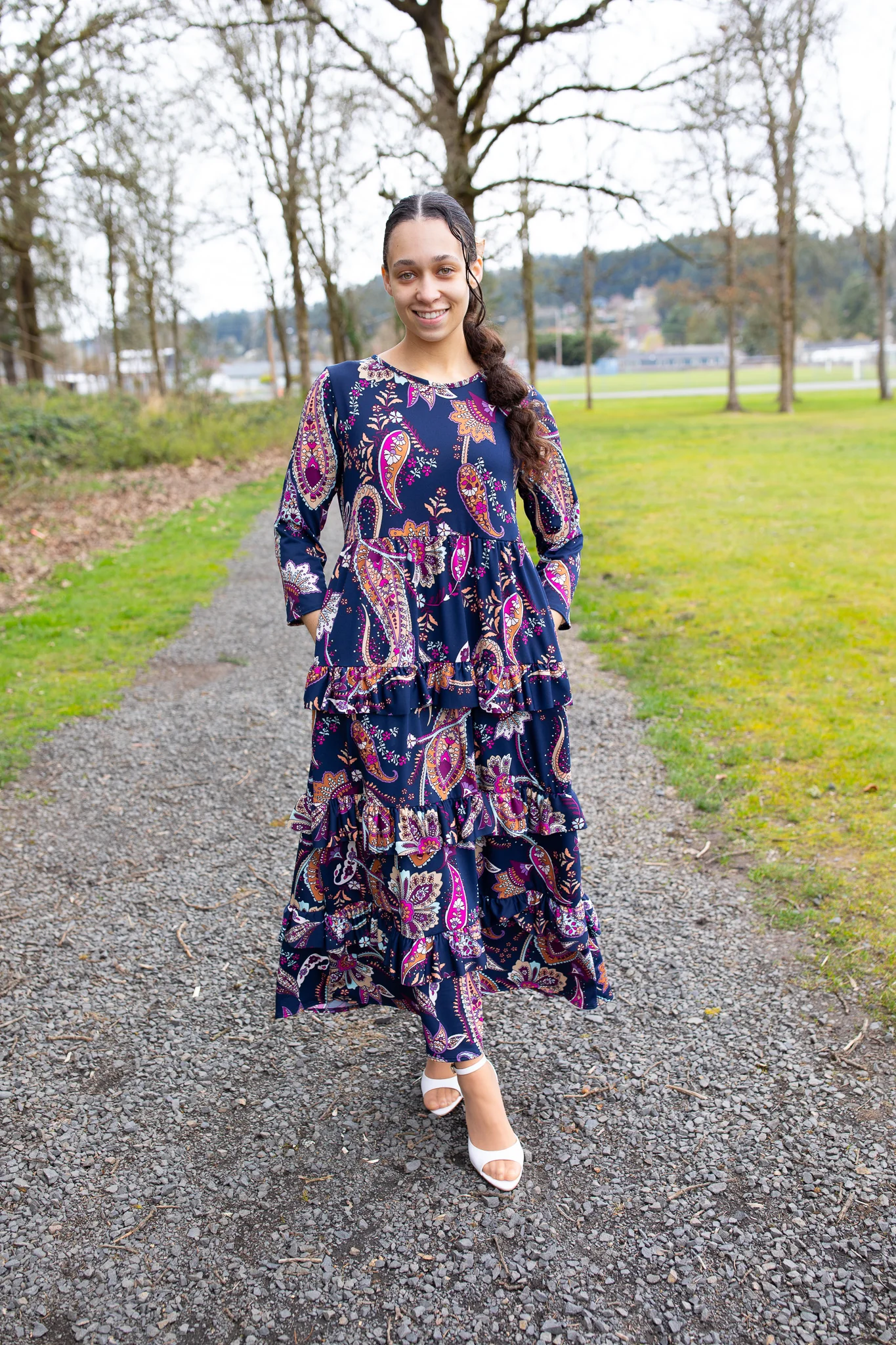 Midnight Paisley Dream Dress