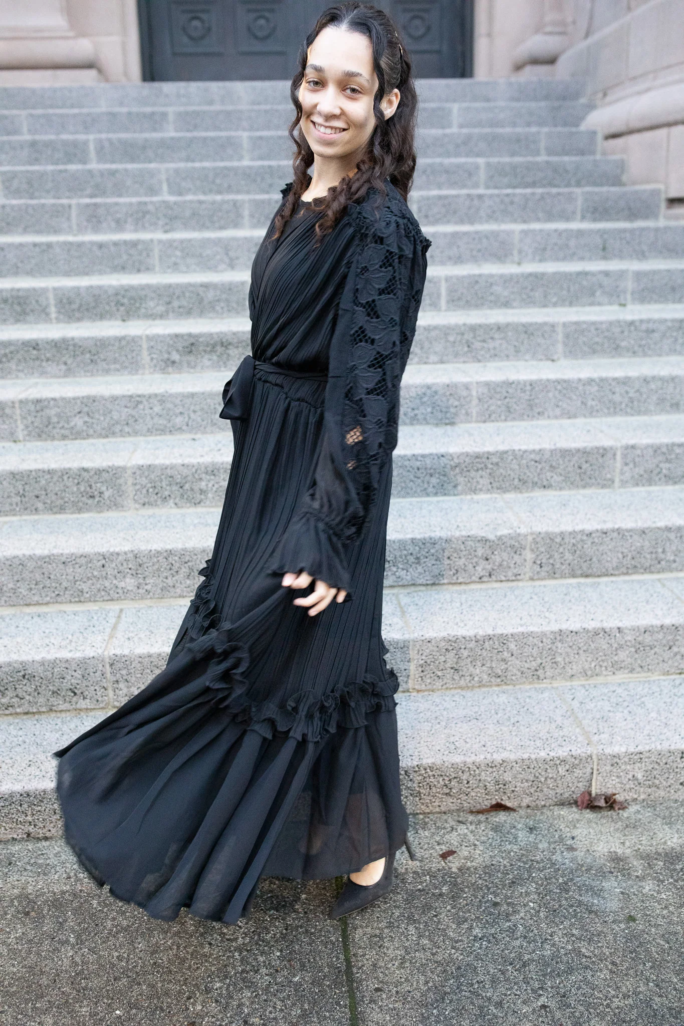 Midnight Poetry Dress - Image 2