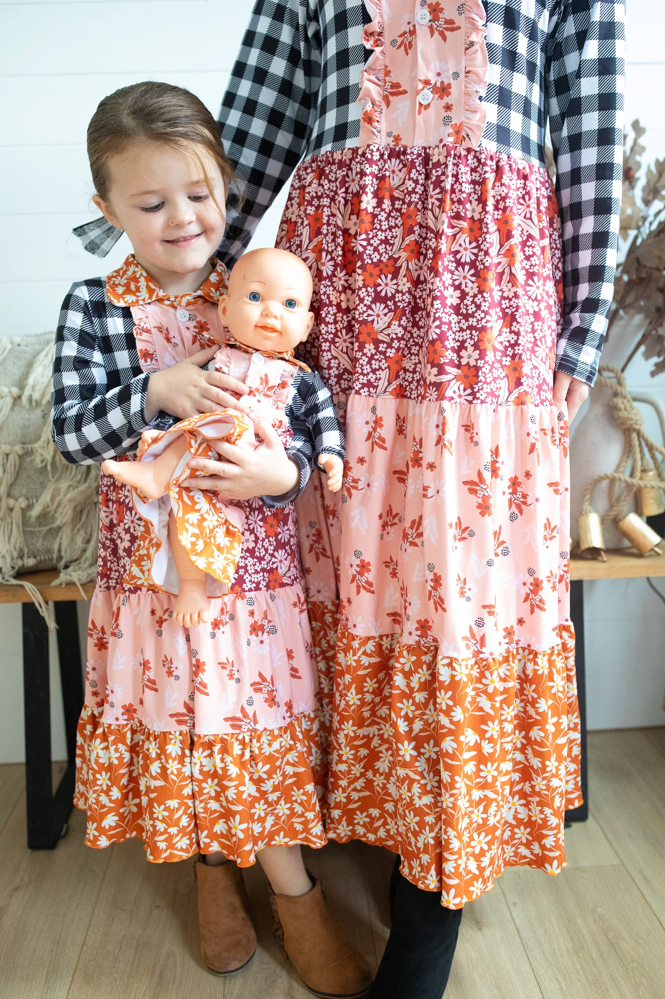 Mixed Print Kali Dress - Girl's - Image 5