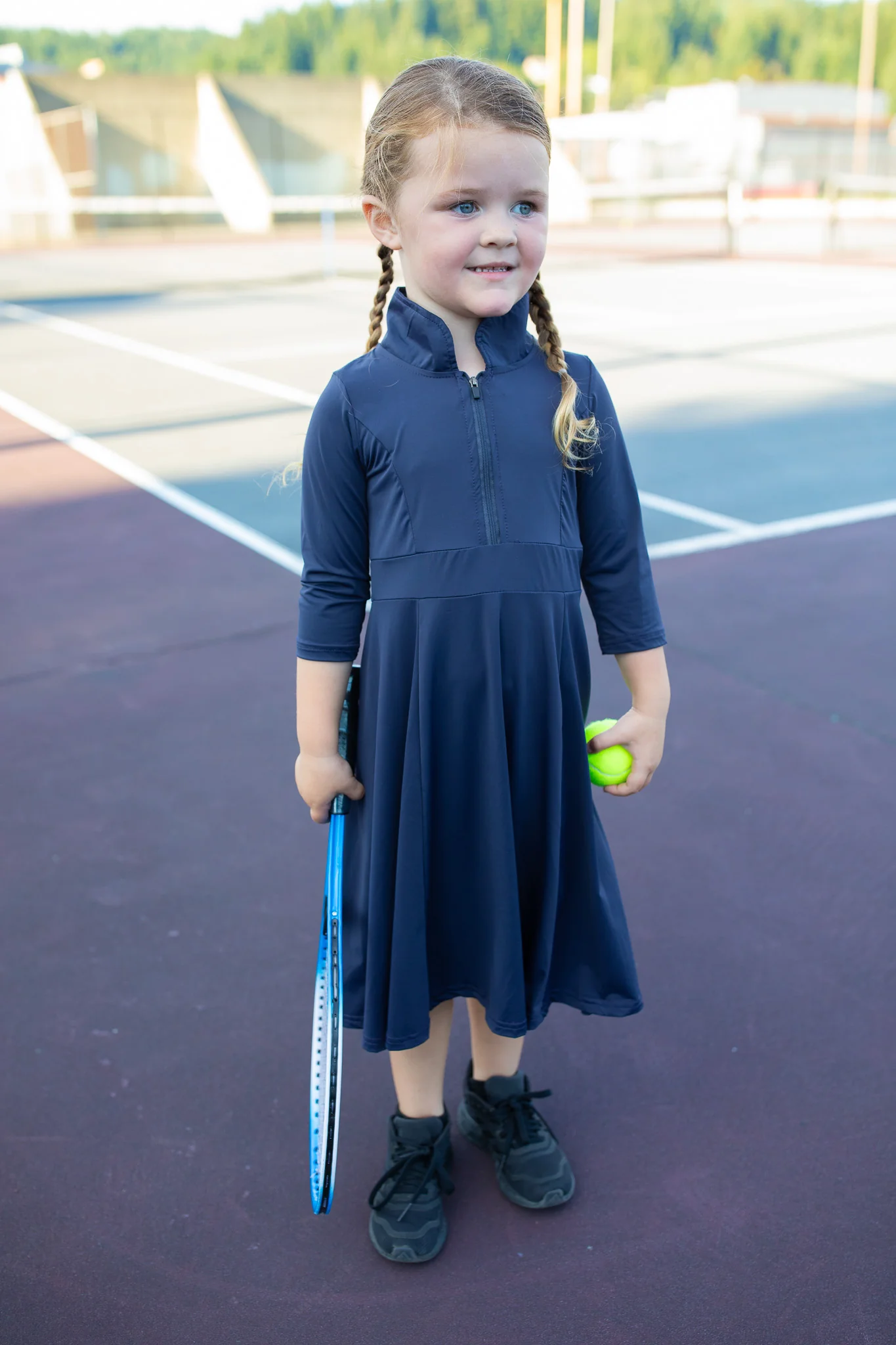 Navy Athletic Dress - Girl's - Image 6