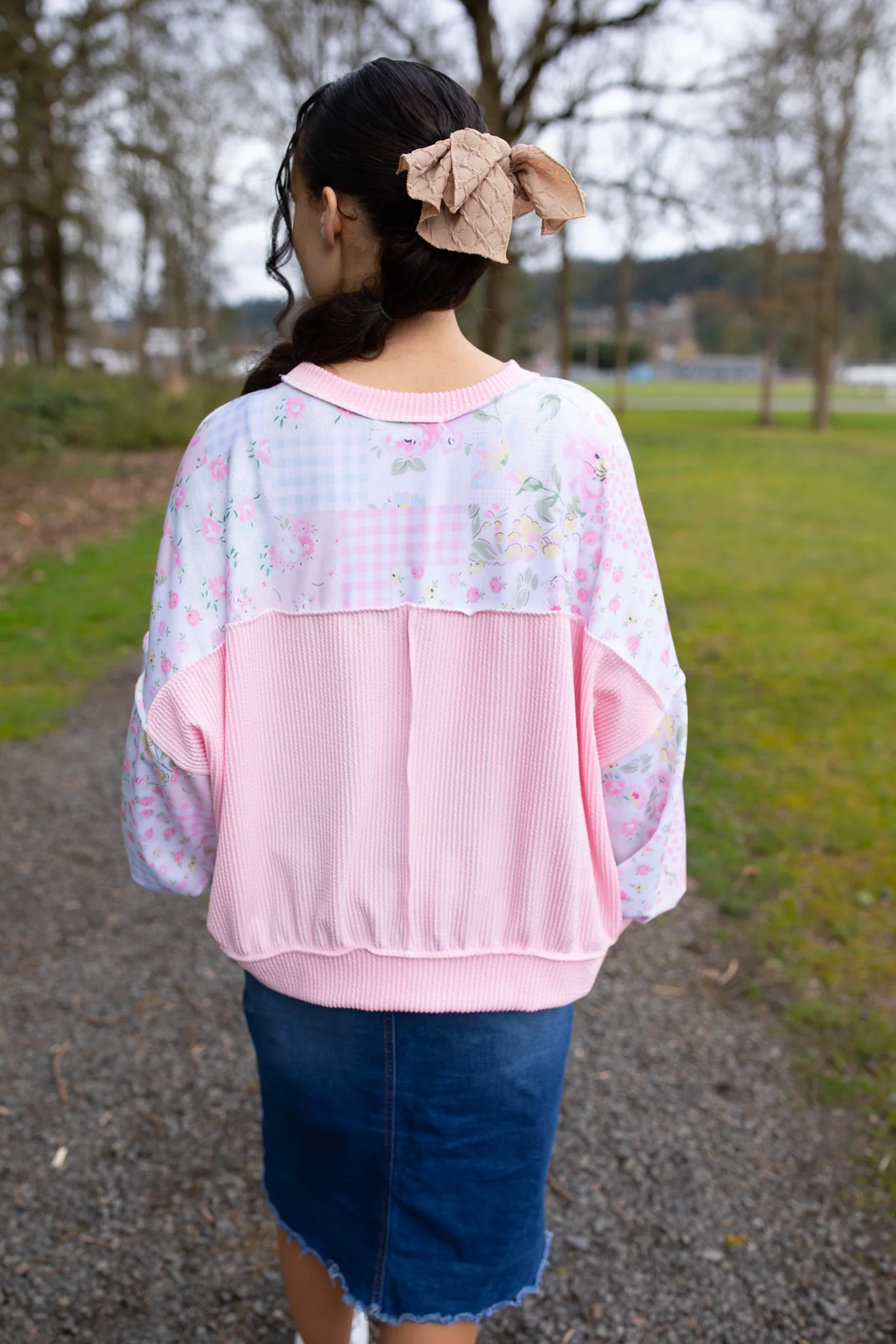 Oversized Crew Spring Top - Image 3