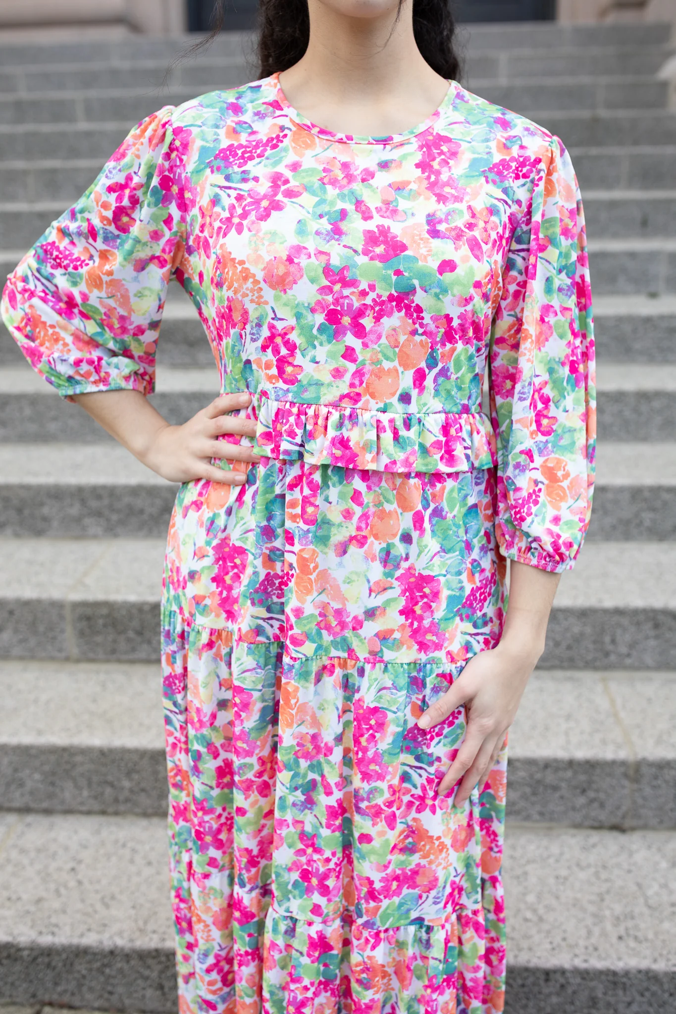 Painted Petals Dress - Image 5