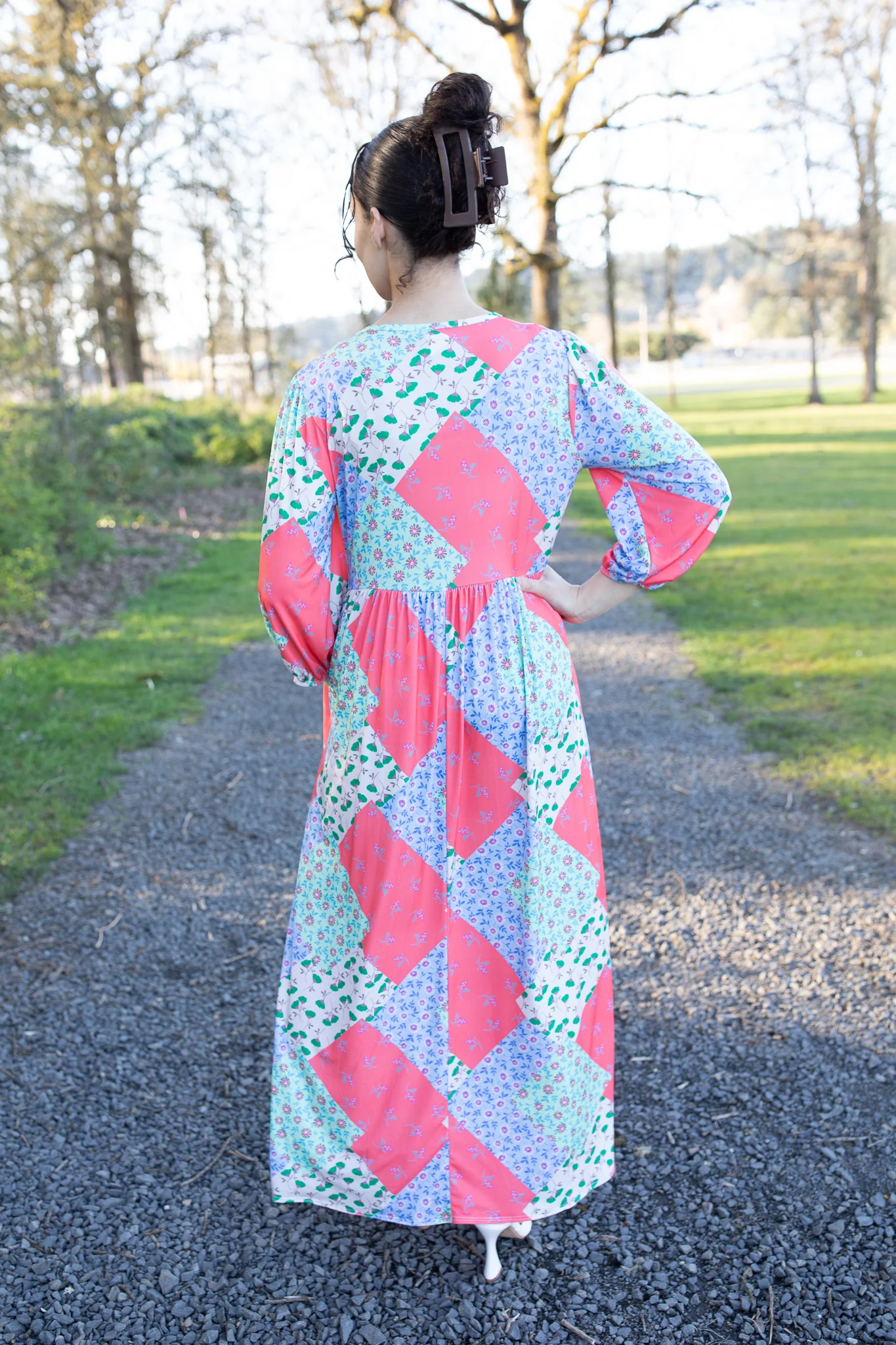 Patchwork Petals Dress - Image 3