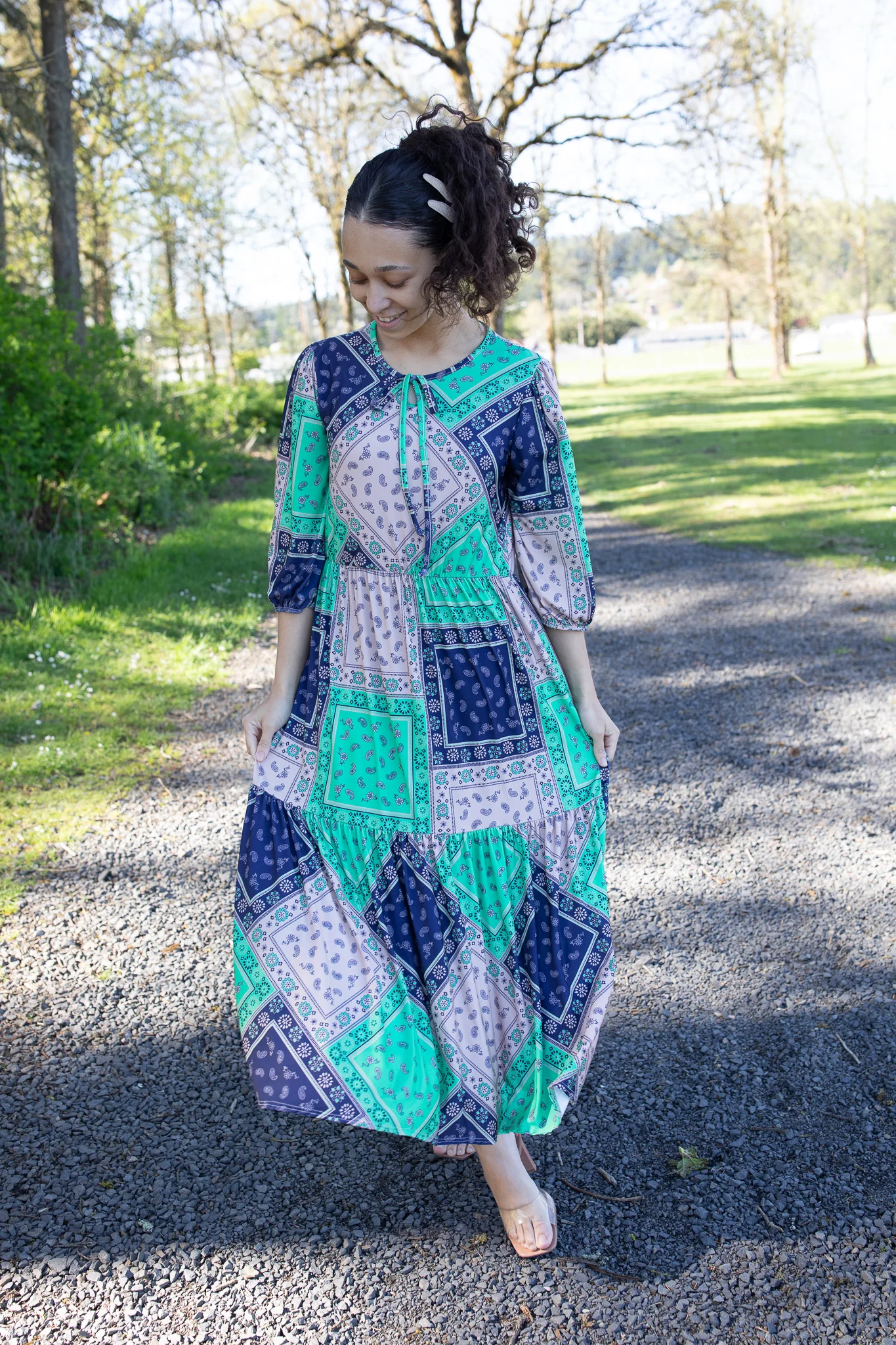 Summer Patchwork Dress - Image 3