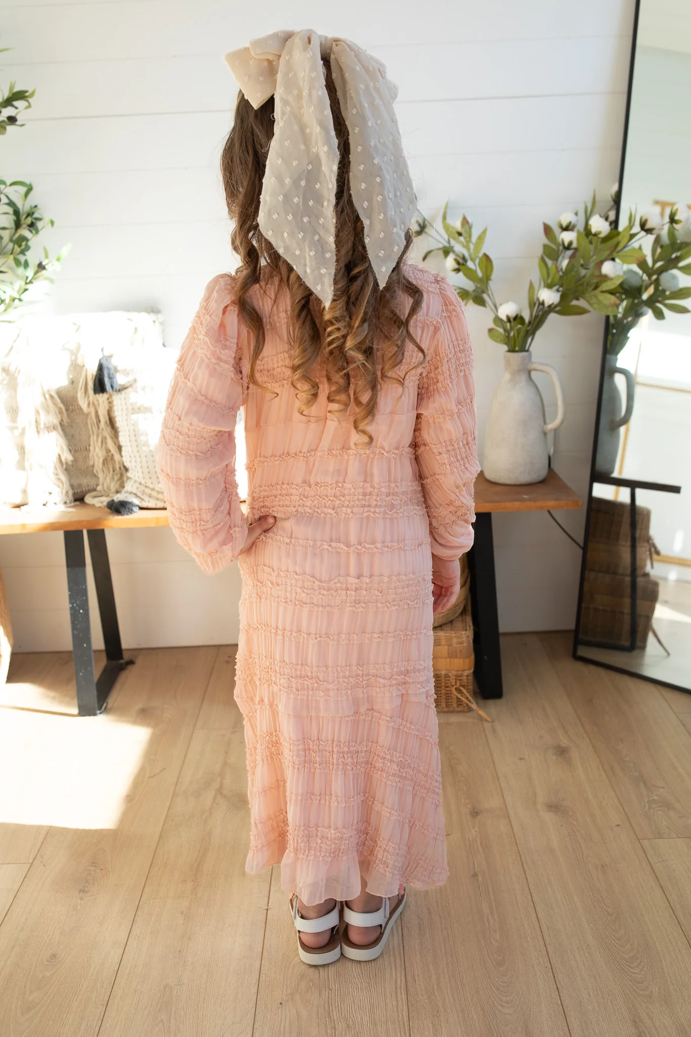 Pink Couture Dress - Girl's - Image 3