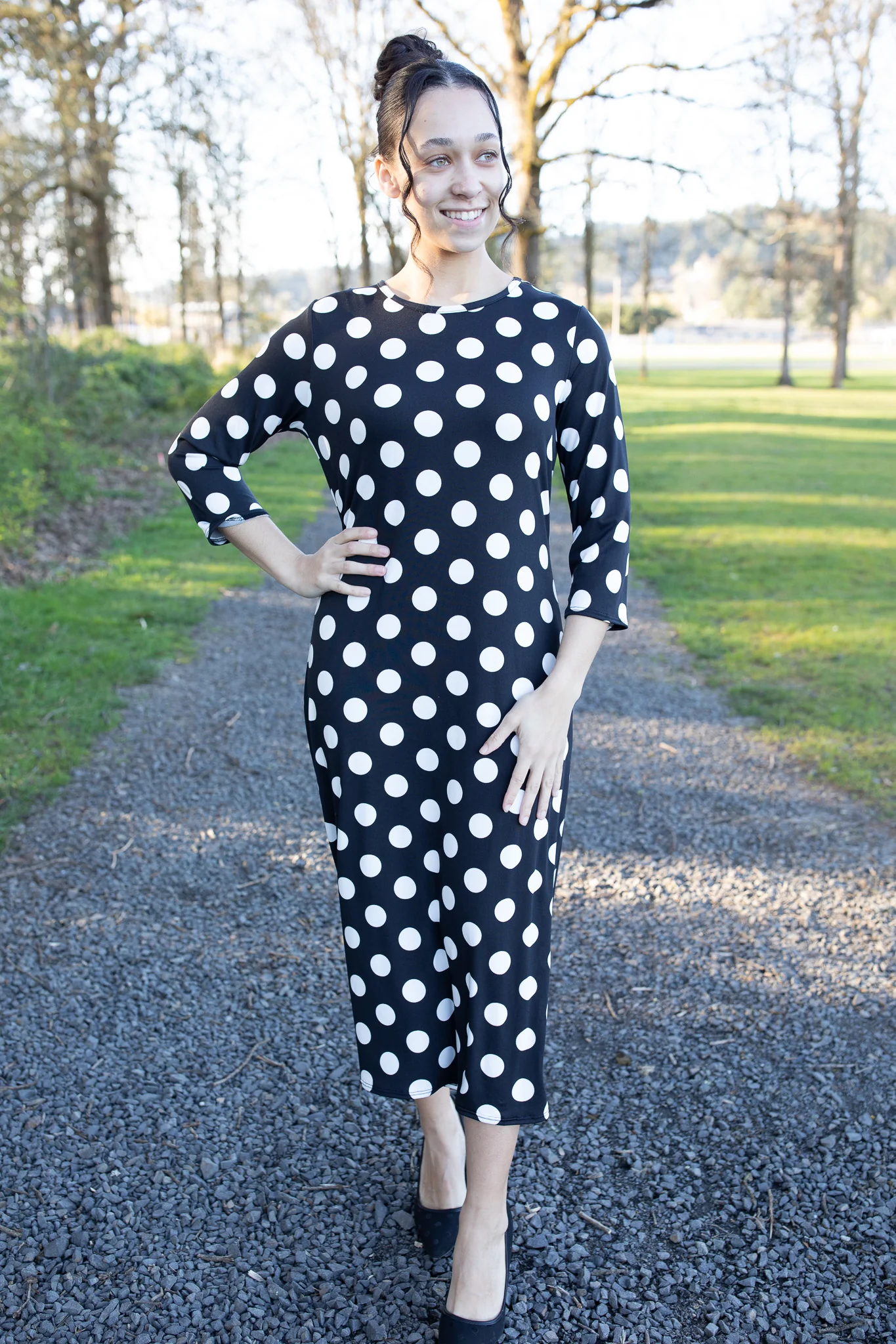 Polka Dot Layering Dress