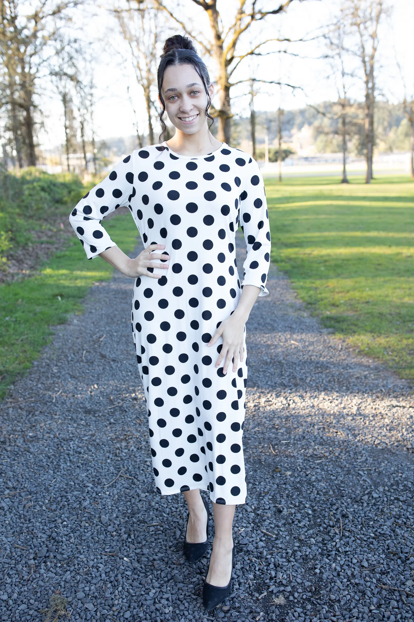 Polka Dot Layering Dress - Image 2