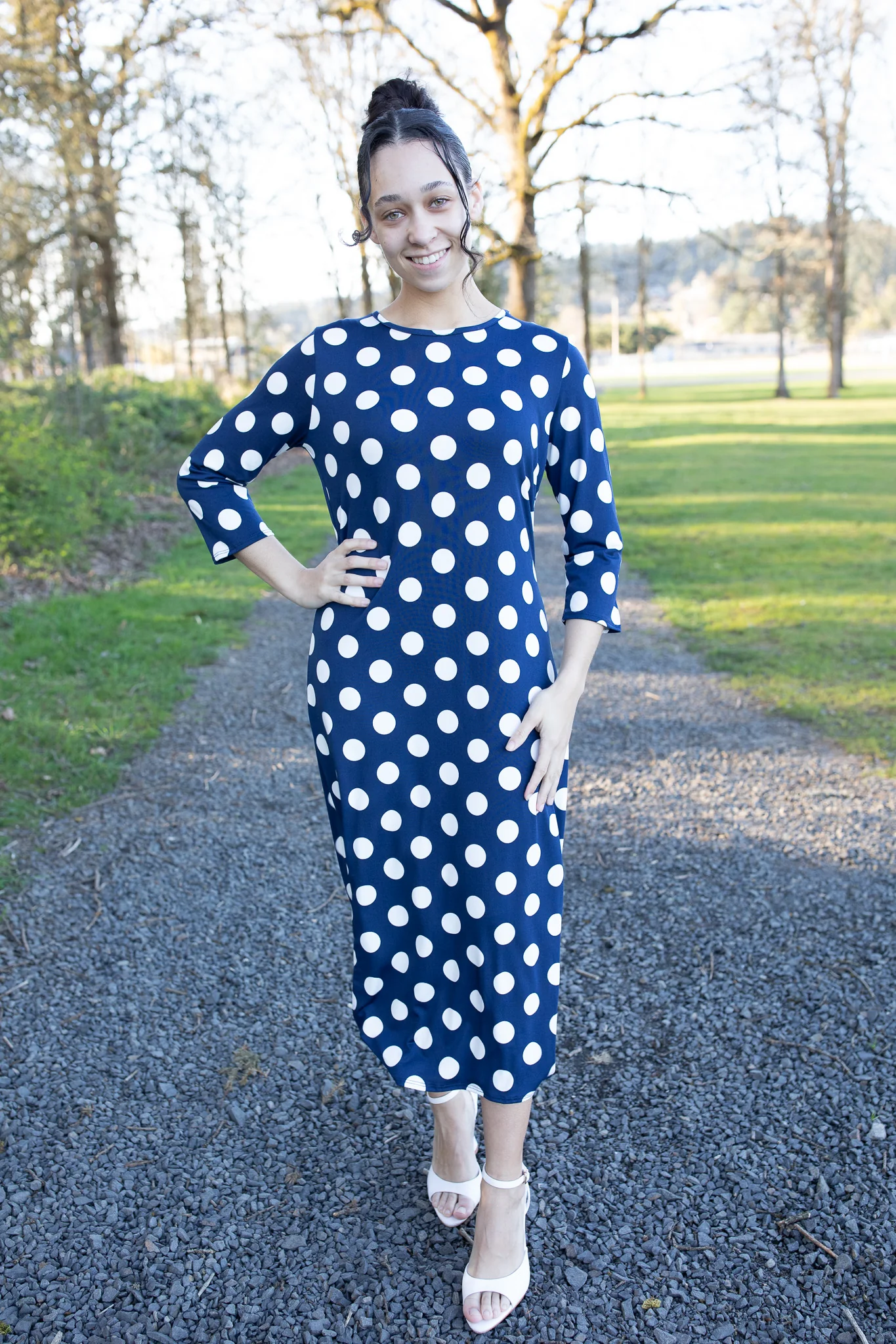 Polka Dot Layering Dress - Image 3