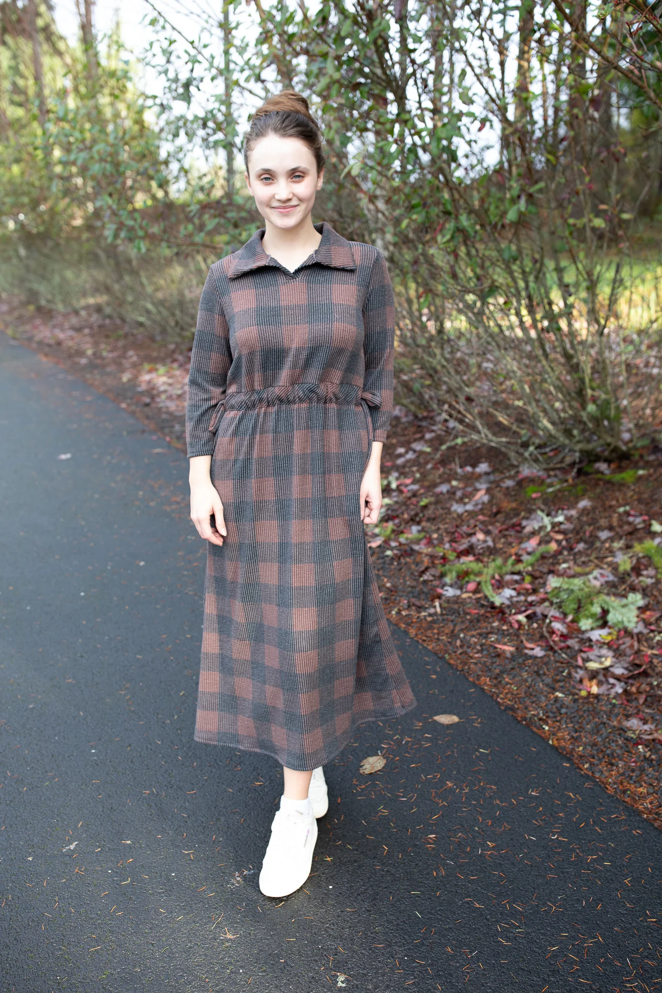 Polo Lounge Dress - Brown Buffalo