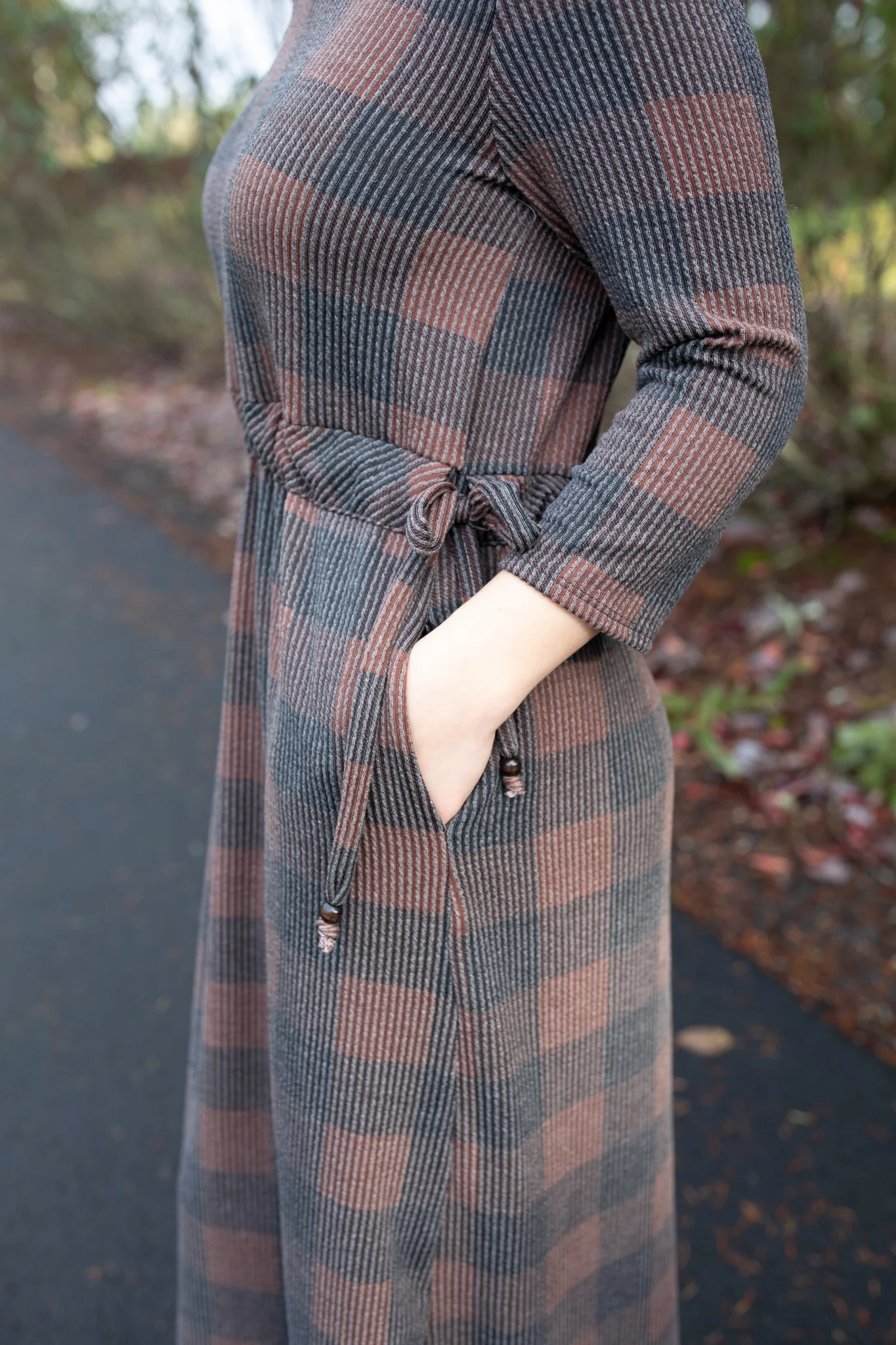 Polo Lounge Dress - Brown Buffalo - Image 3