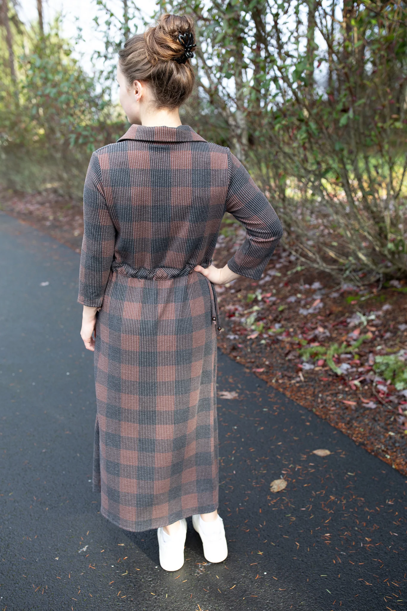 Polo Lounge Dress - Brown Buffalo - Image 4