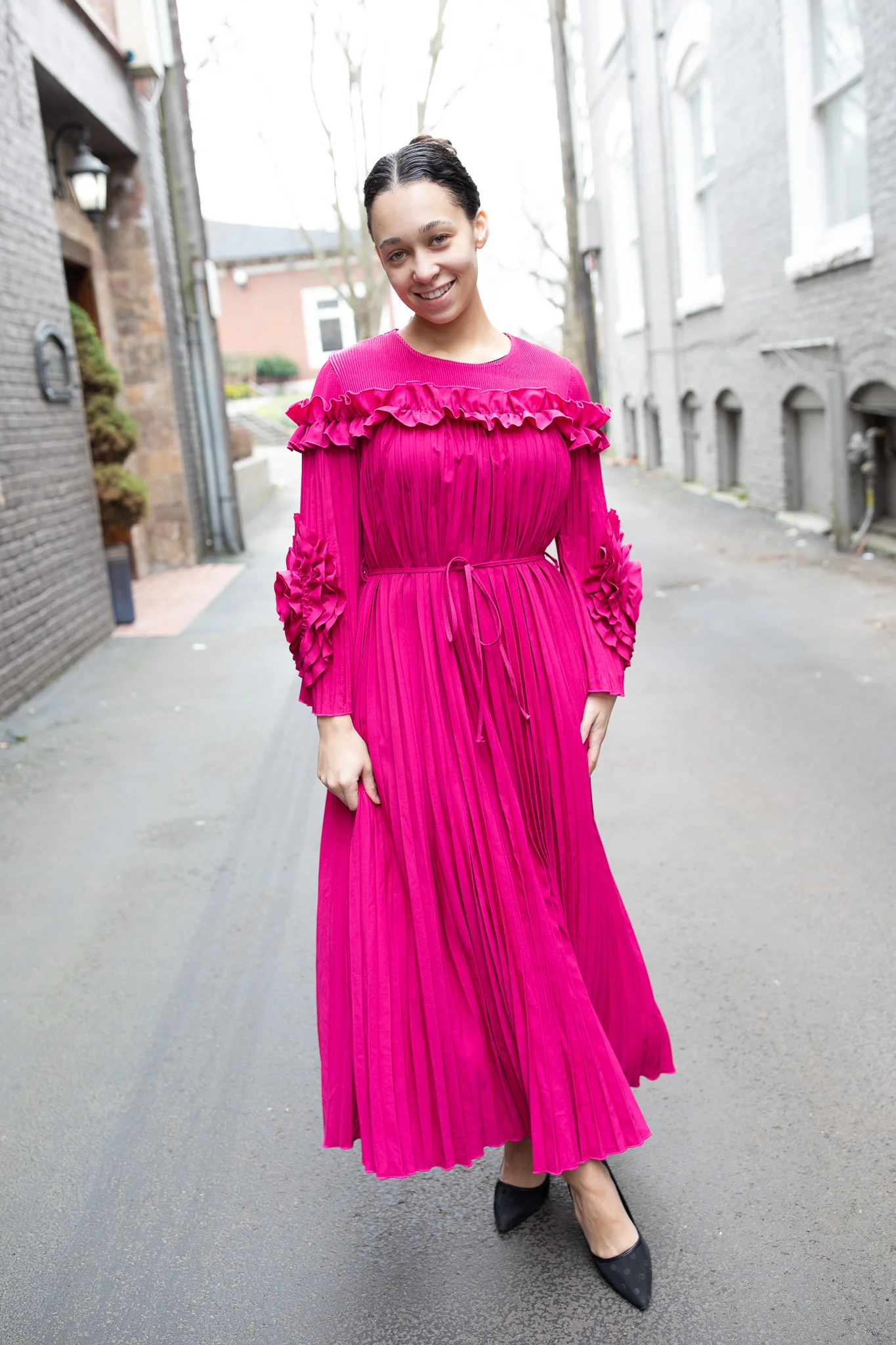 Rosalie Pleated Dress - Image 8