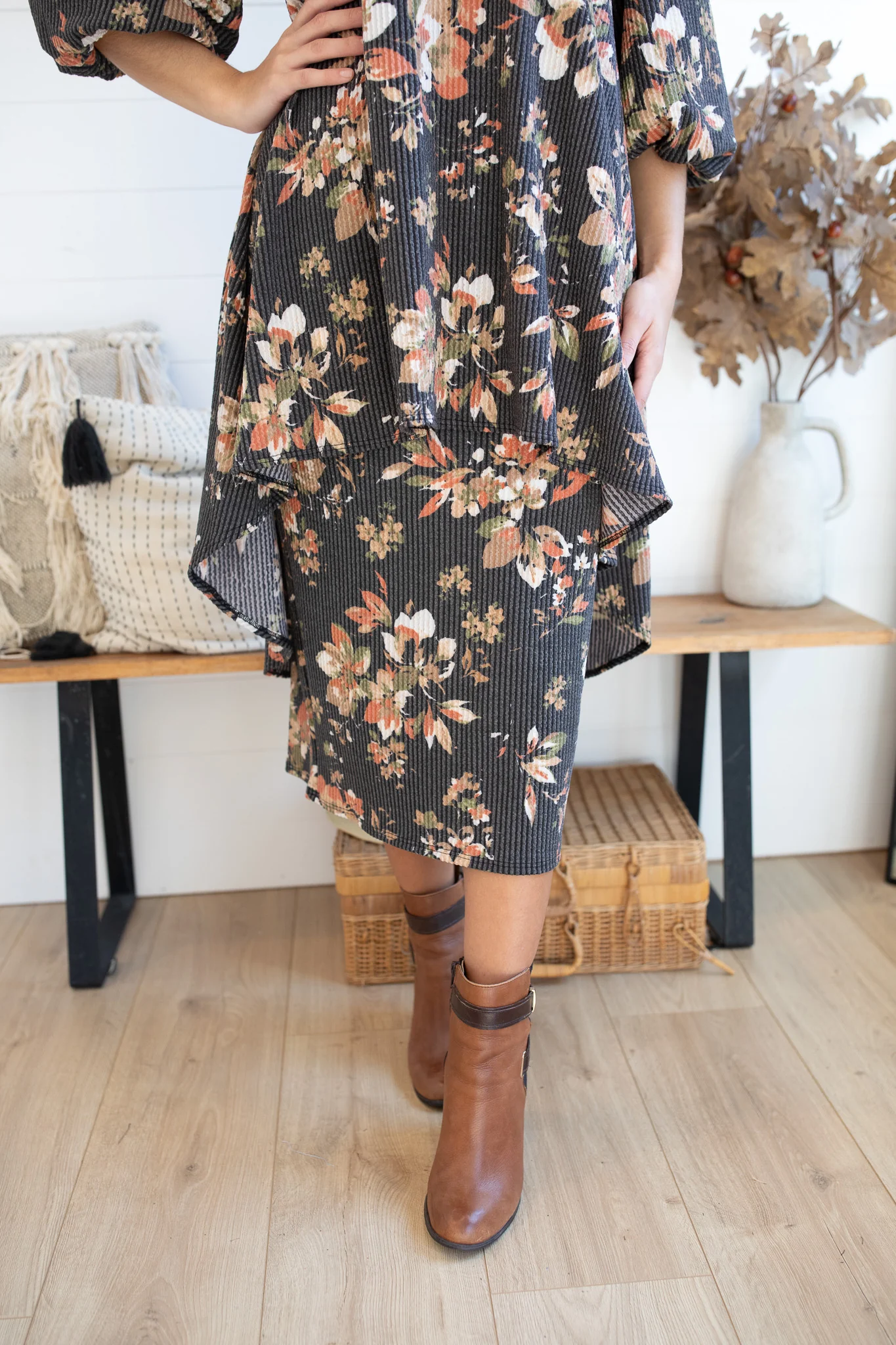 Roslyn Skirt- Fall Floral