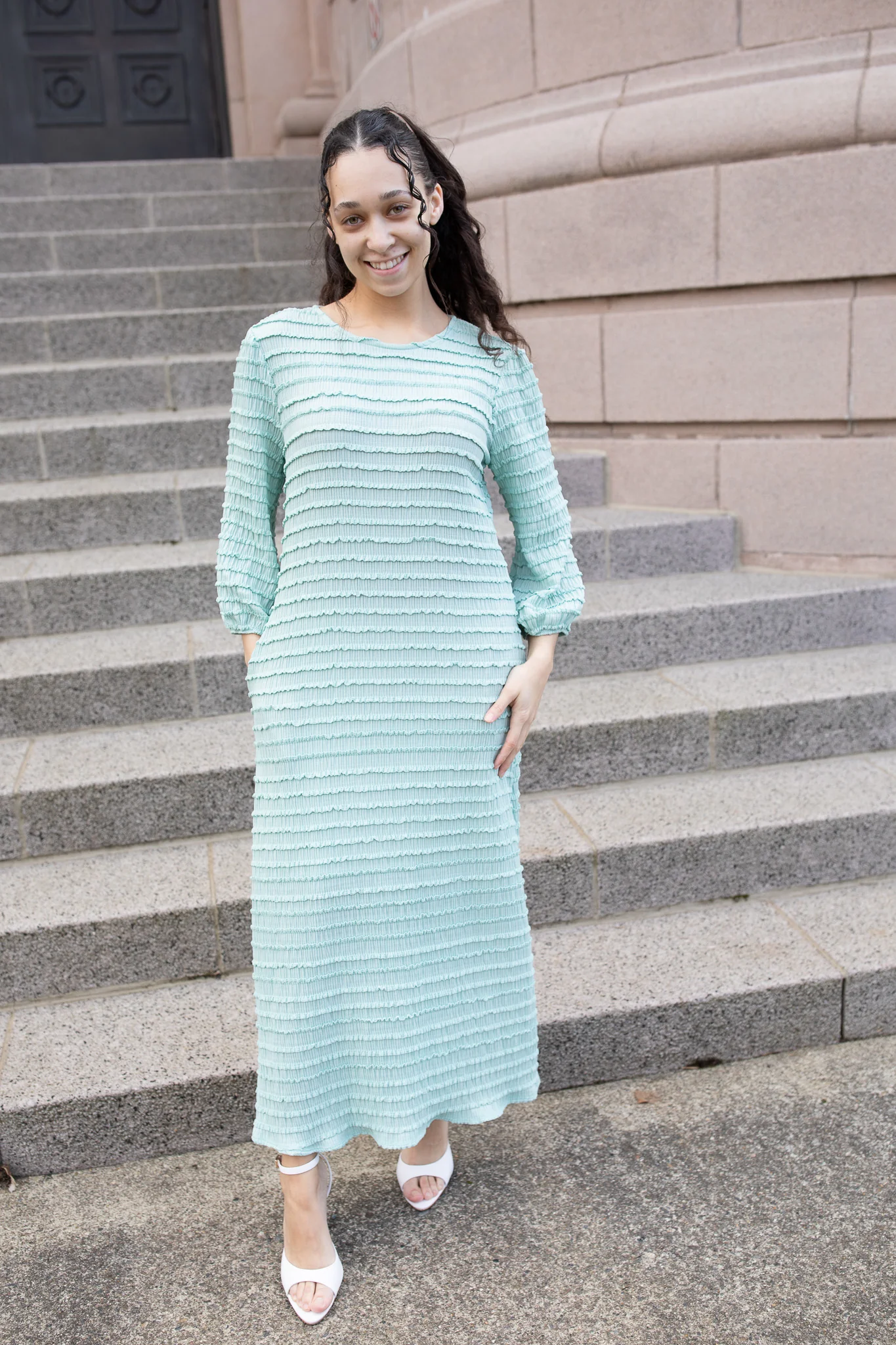 Ruffles In Spring Dress