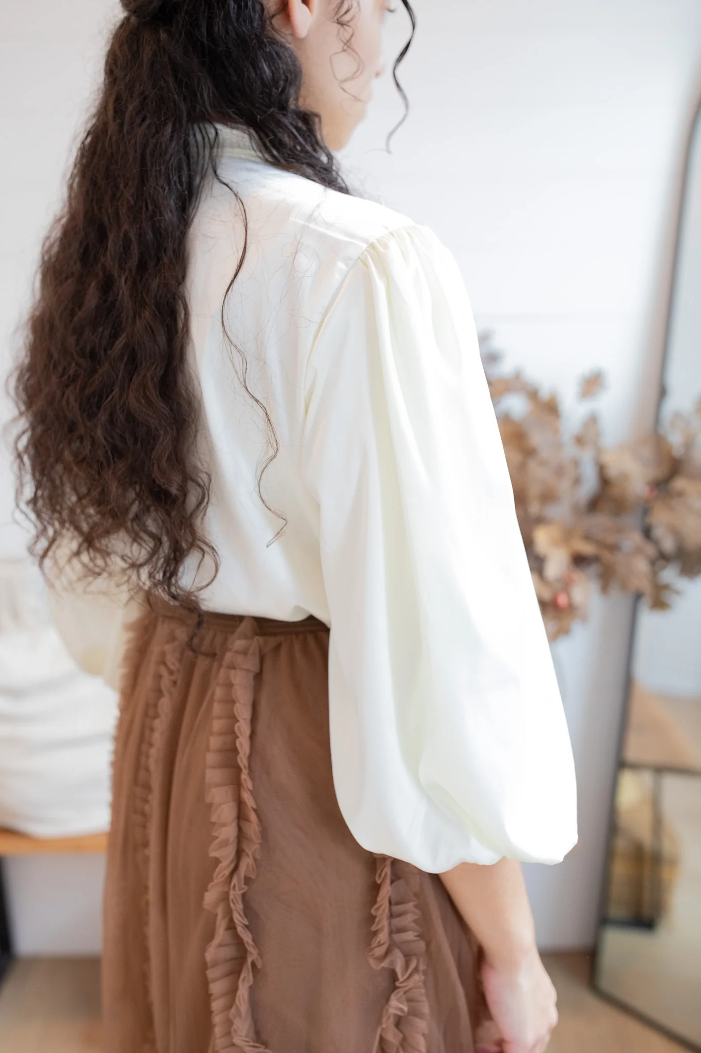 Satin Neck Tie Top - Image 6