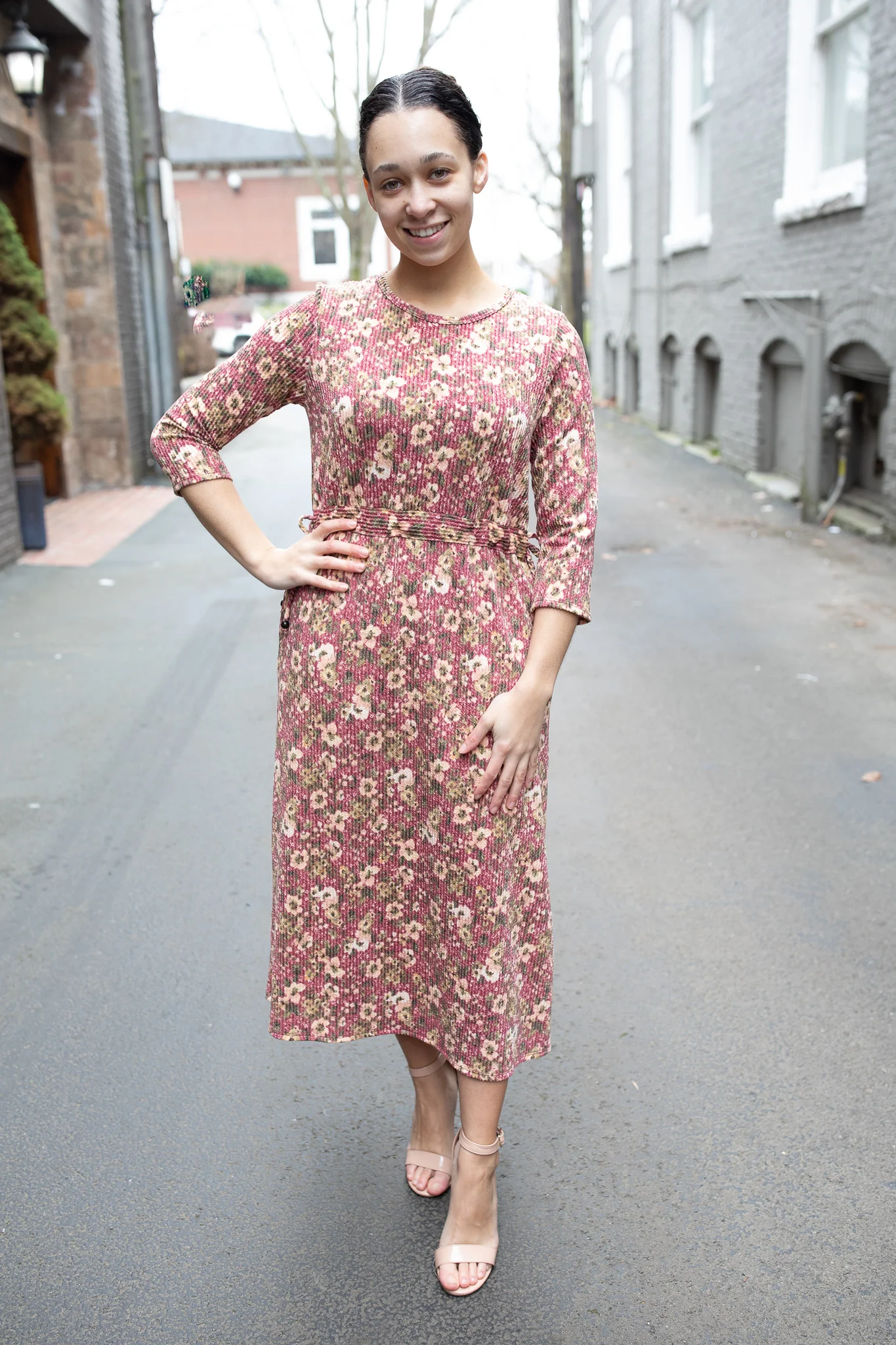Spring Floral Lounge Dress