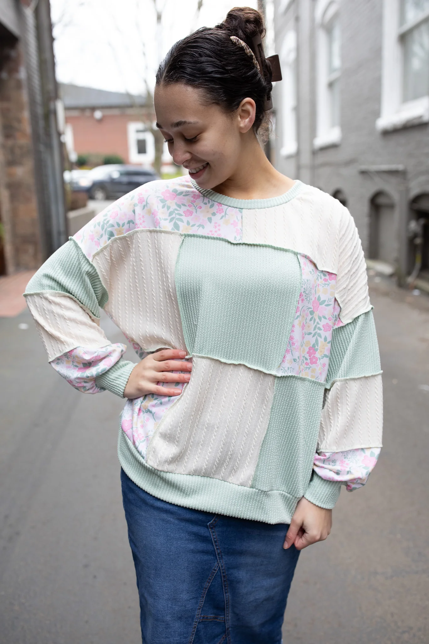 Spring Patches Top