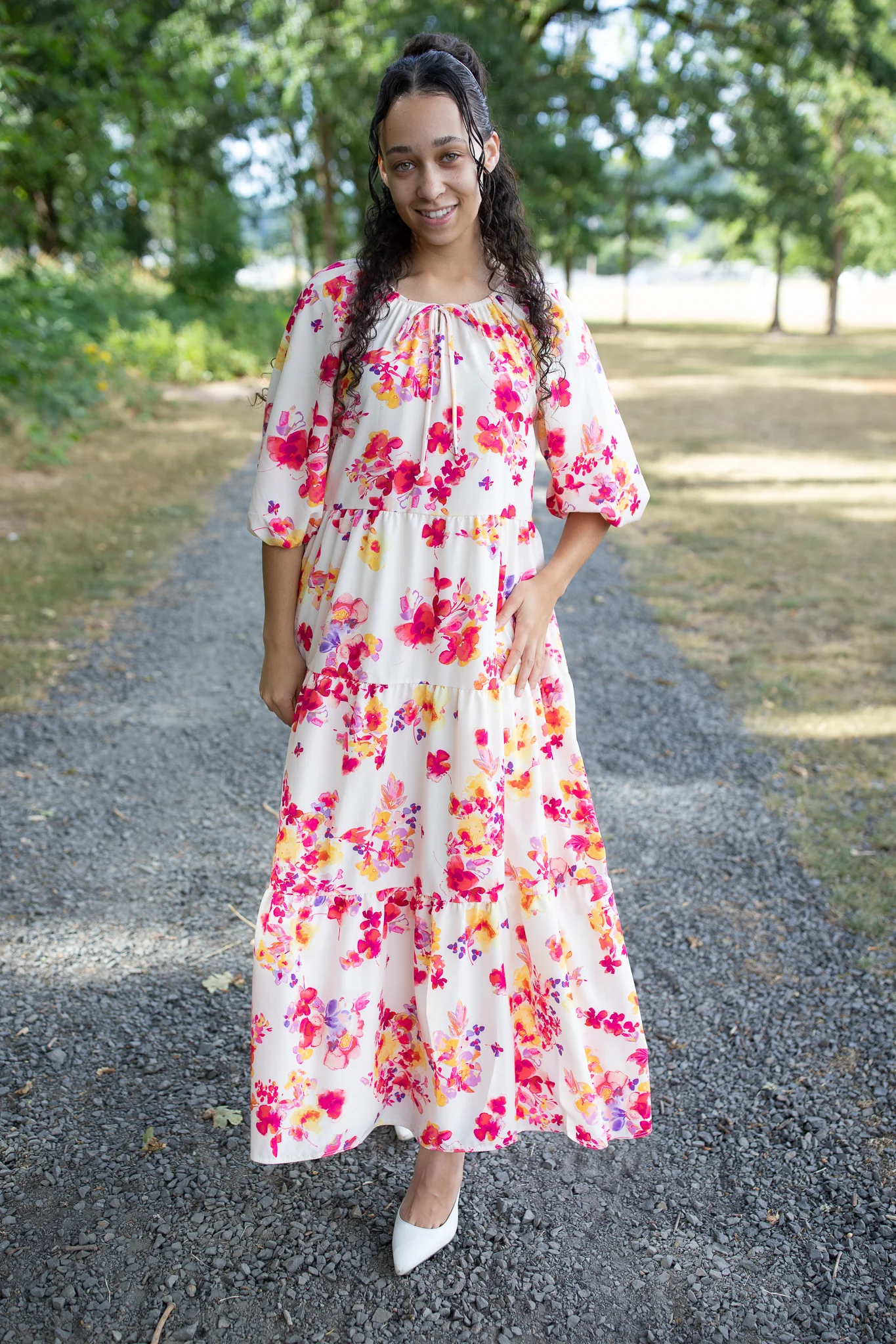 Sunset Bloom Dress - Image 7