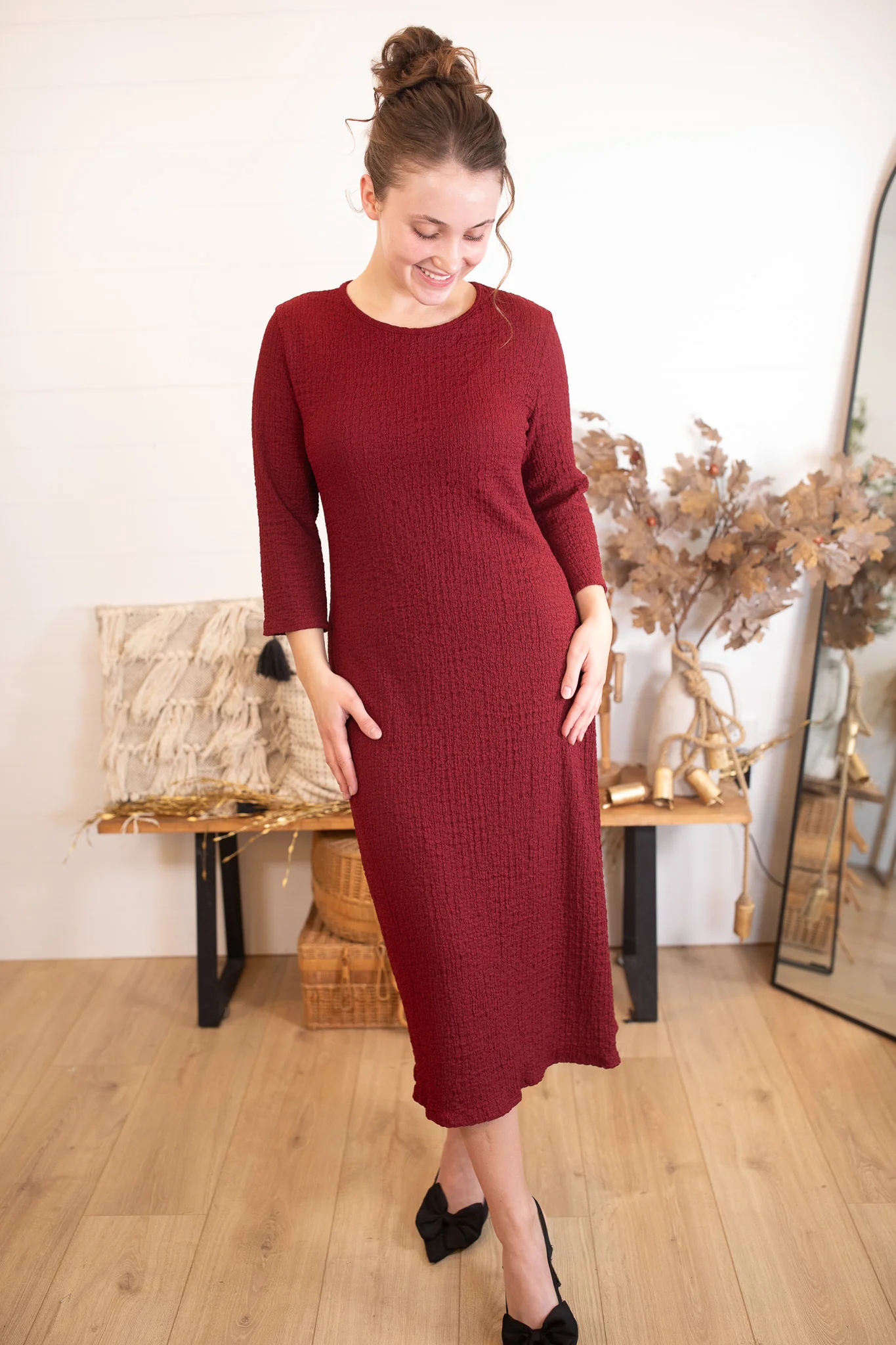 Textured Layering Dress - Image 3