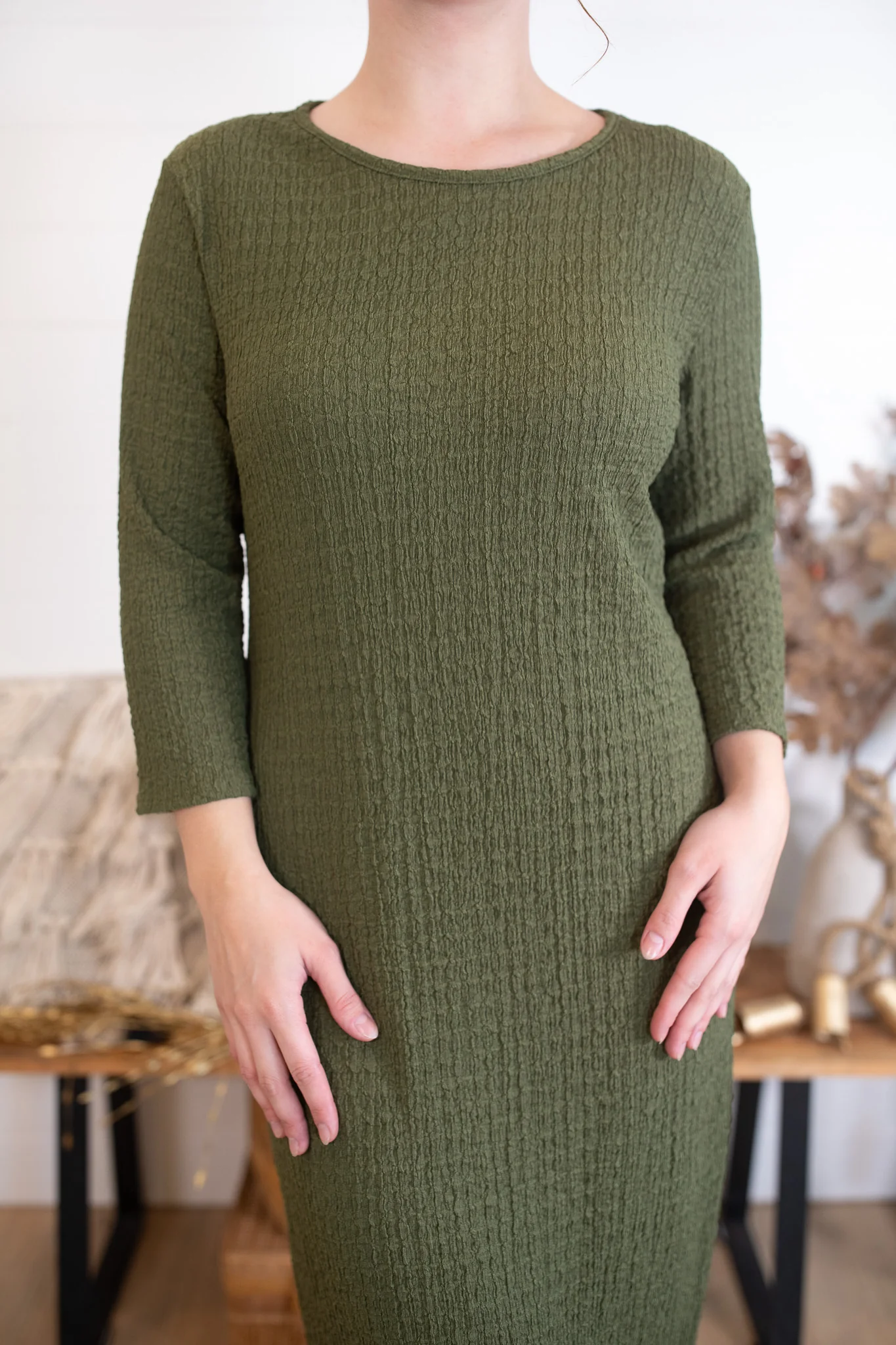 Textured Layering Dress - Image 7