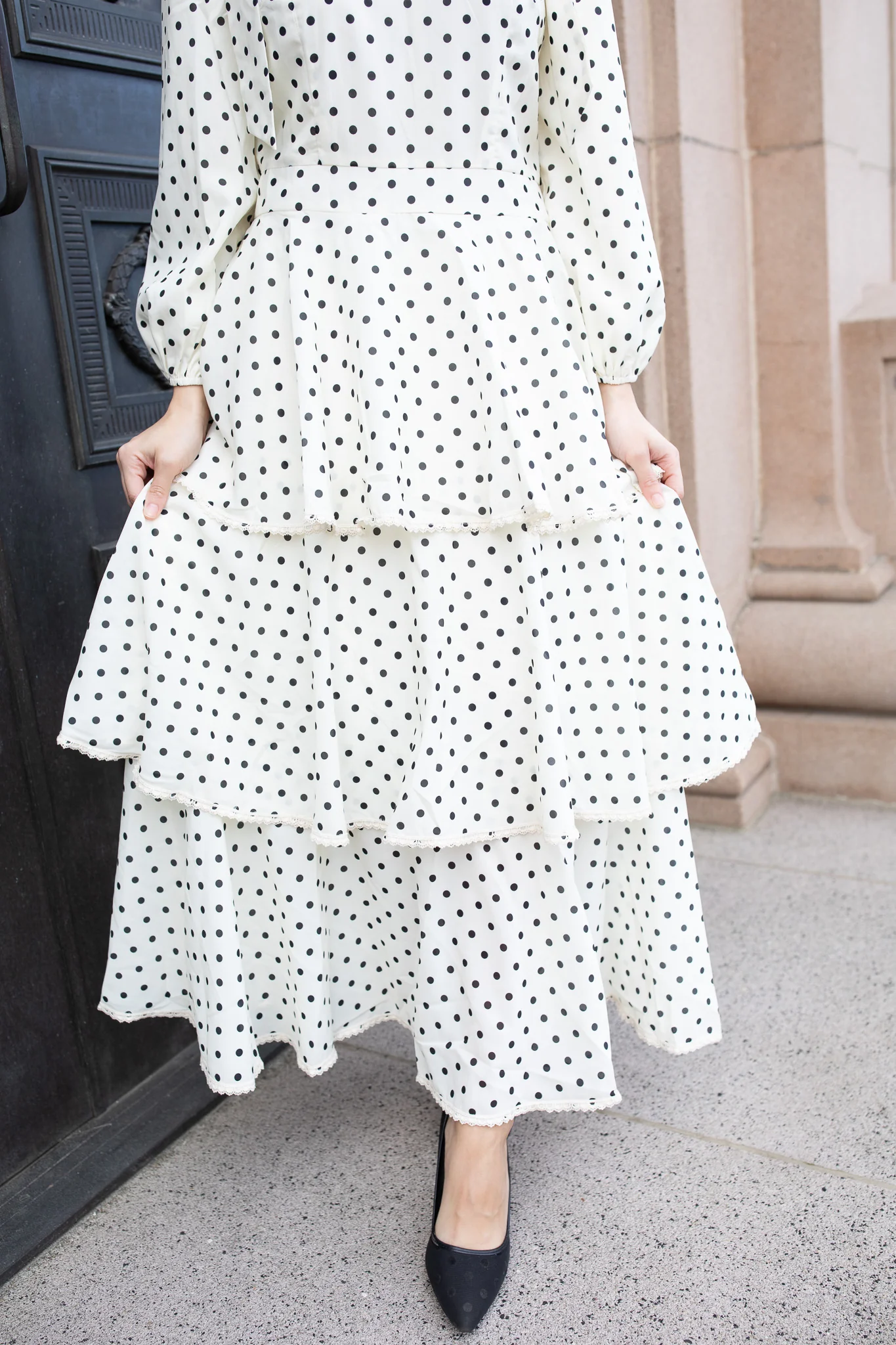 The Kristanna Bow Dress - Polka Dot - Image 7