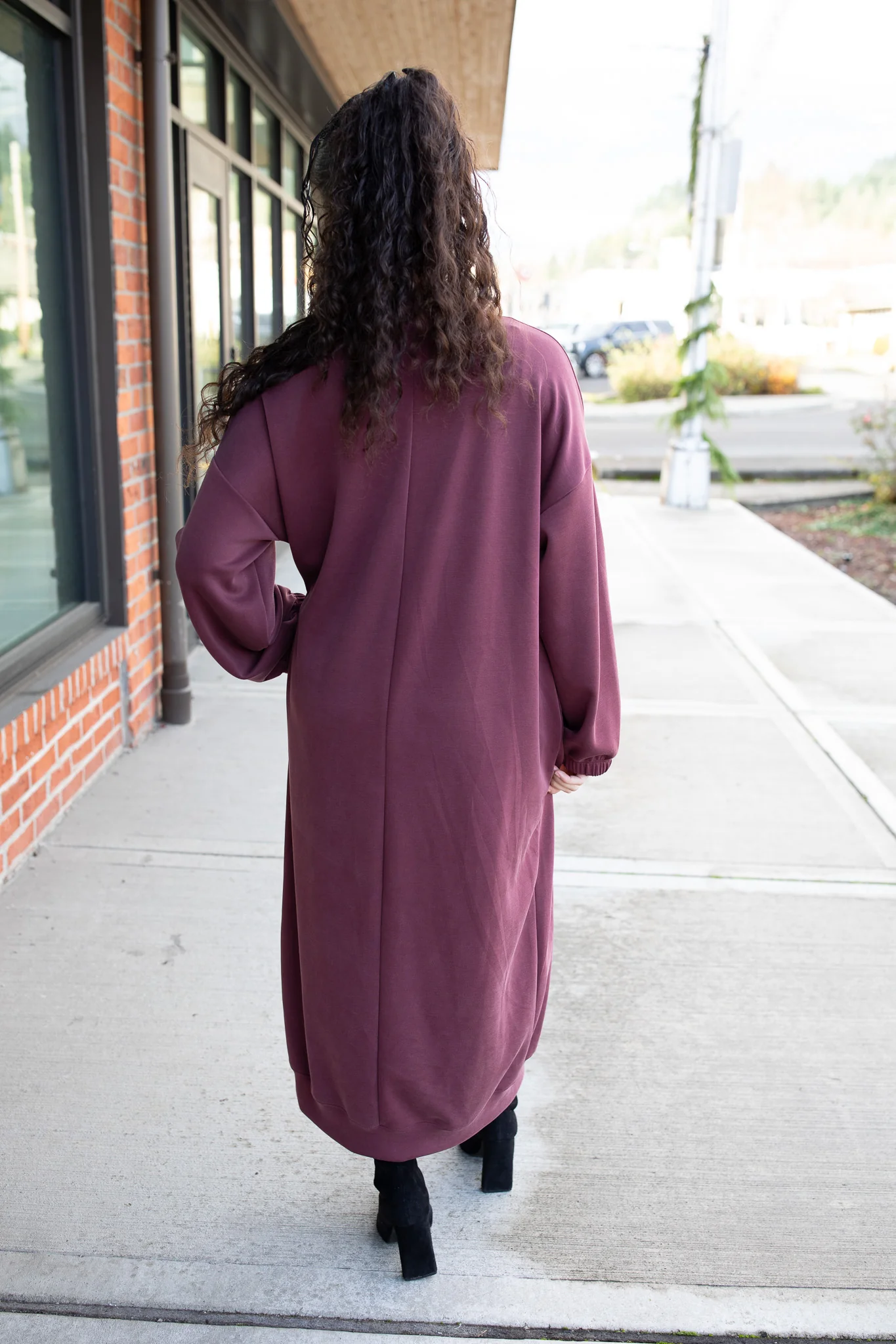 Winter Lounge Luxe Dress - Image 5