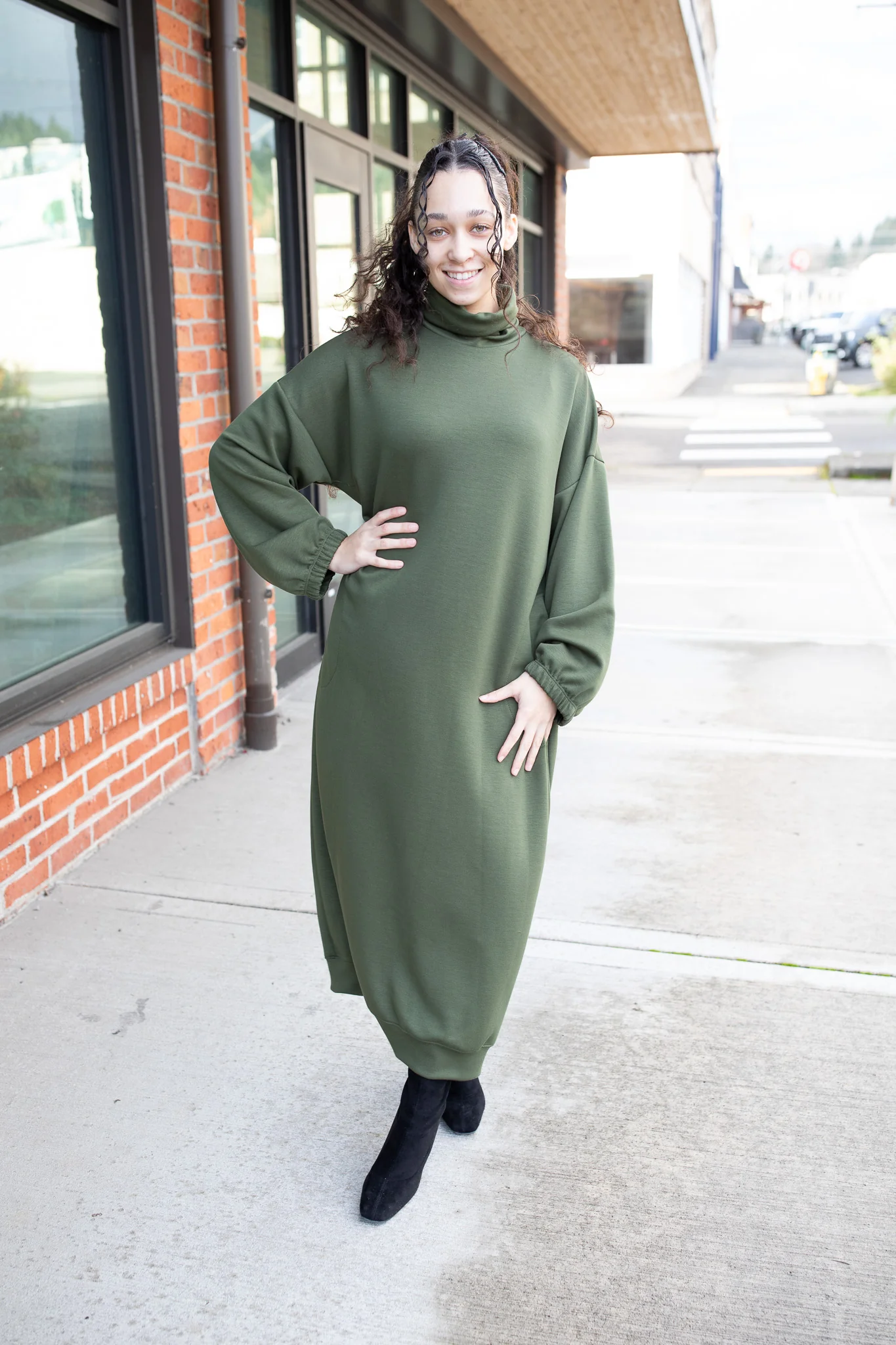 Winter Lounge Luxe Dress - Image 6