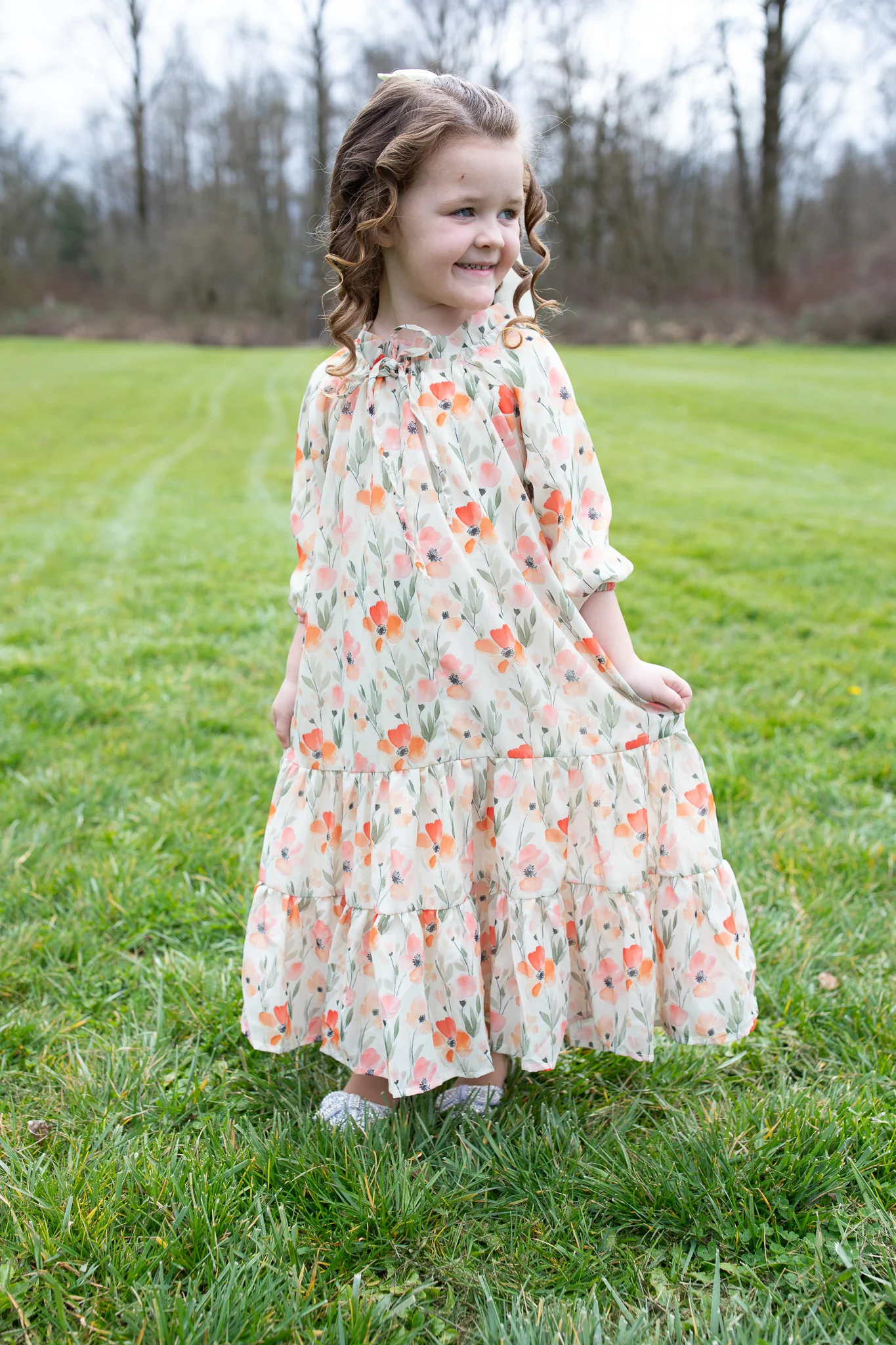 The Willow Dress - Girls Wildflower - Image 2