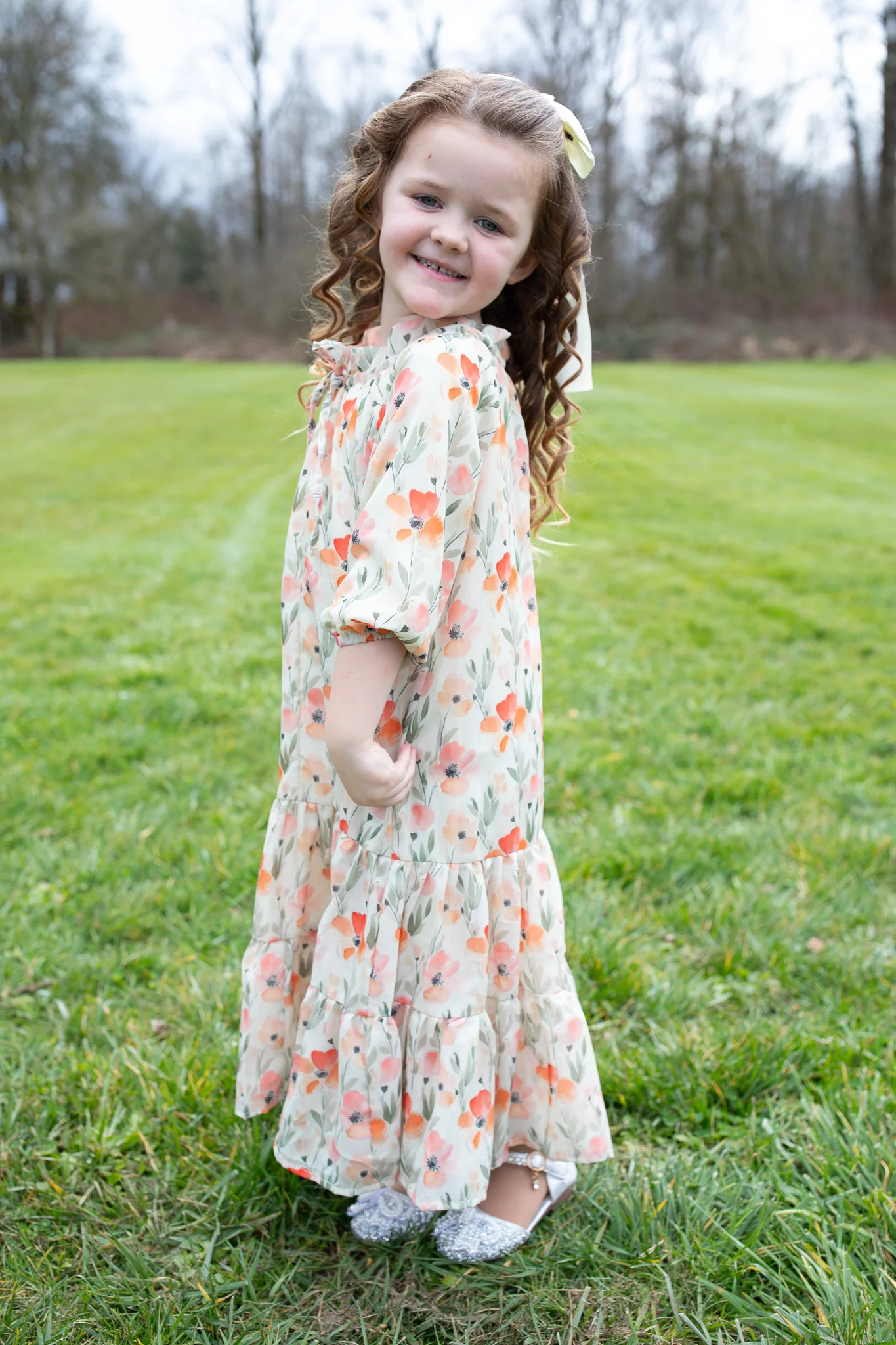 The Willow Dress - Girls Wildflower - Image 3
