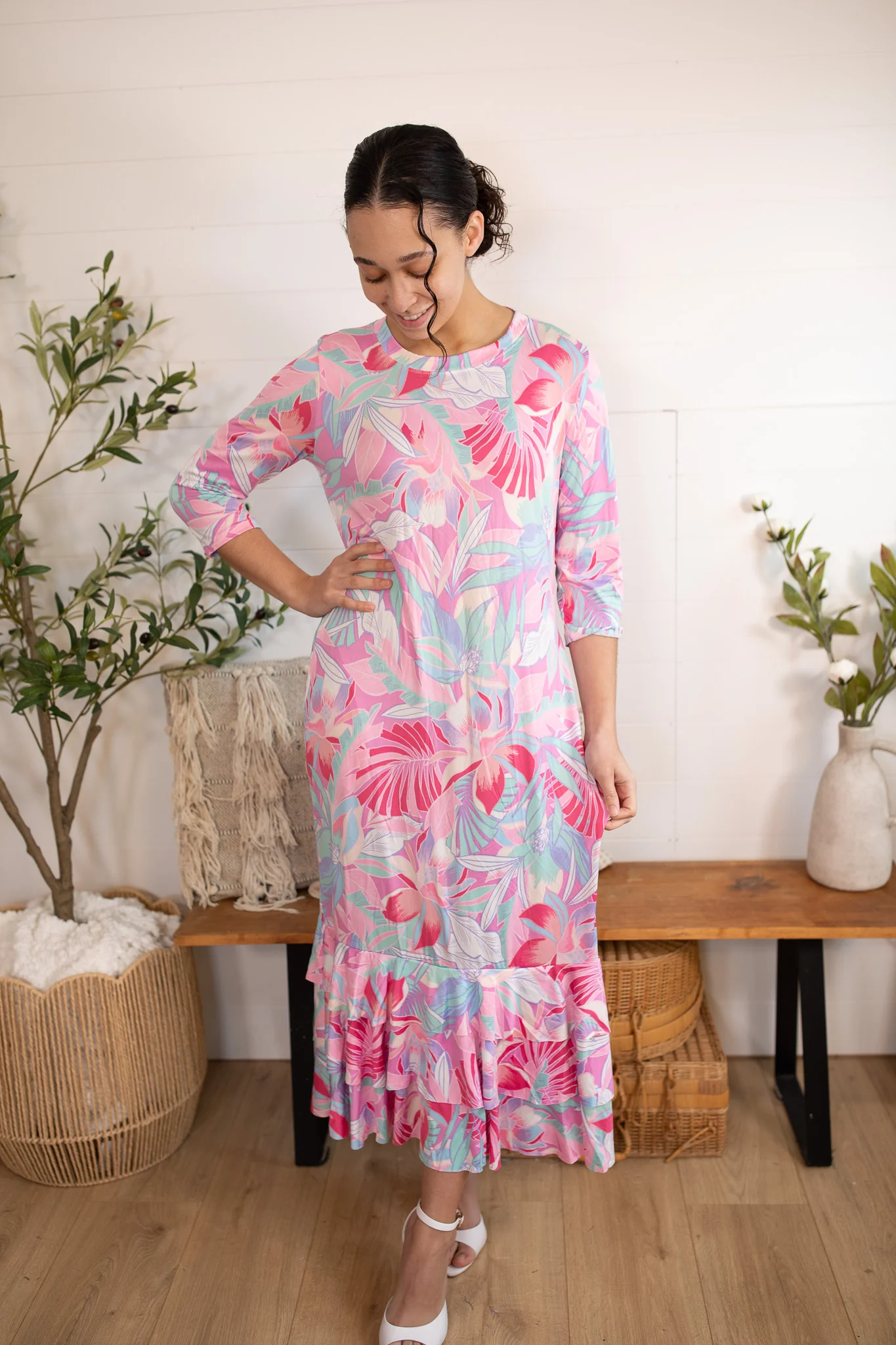 Tropics Ruffle Layering Dress - Image 2