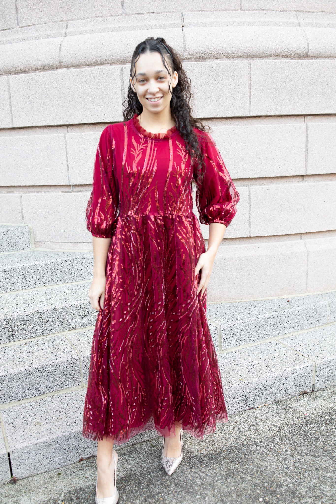 Winter Rose Dress