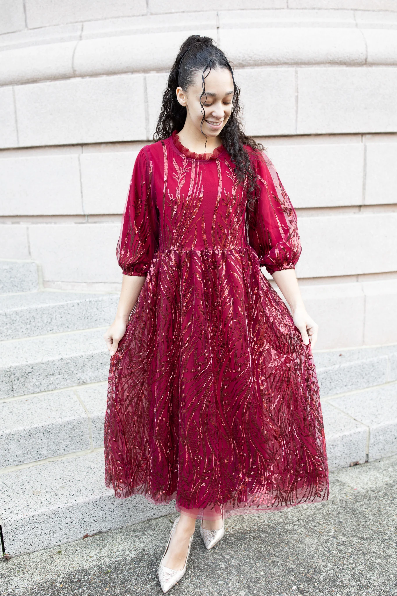 Winter Rose Dress - Image 4