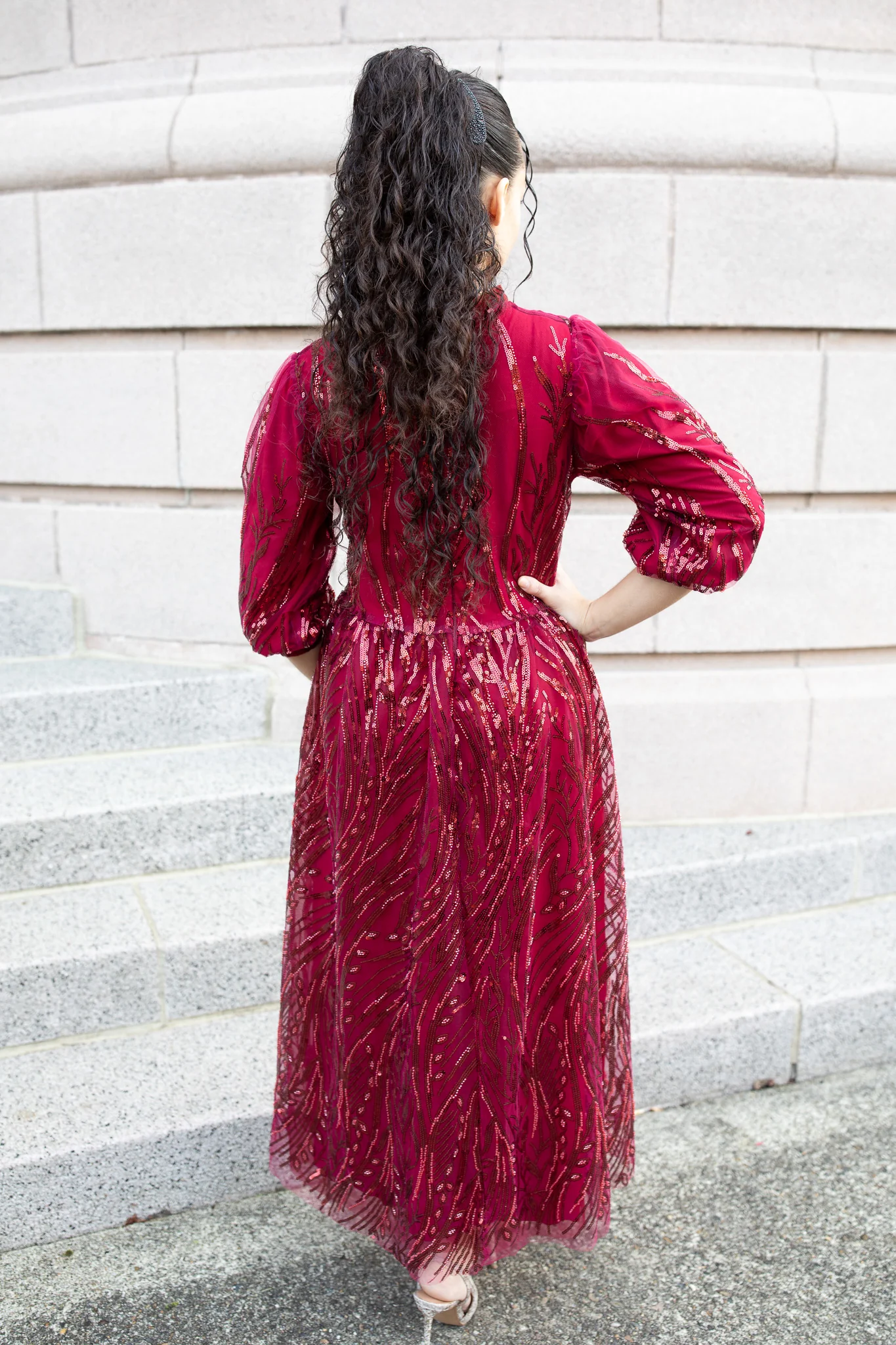 Winter Rose Dress - Image 6